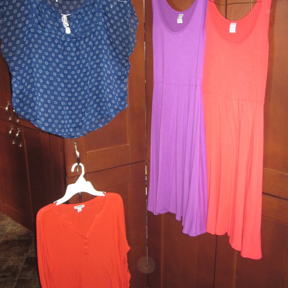 kids size 12/14 or XS 4 piece lot Old Navy dresses